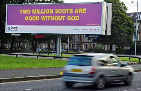 2 million Scots good without god